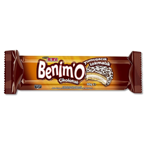 Eti Benimo Lokmalık Bisküvi 80 gr 18'li Eti Benimo Lokmalık Bisküvi 80 gr 18'li