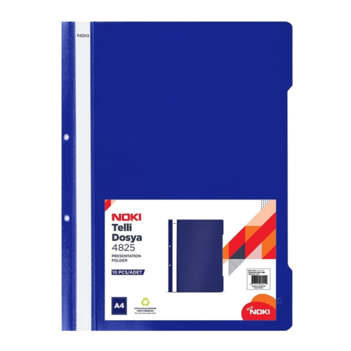 Noki 4825 Plastik Telli Dosya XL 25li Noki 4825 Plastik Telli Dosya XL 25li