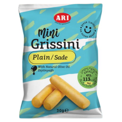 Arı Mini Grissini Sade 30 Gr 20'li Arı Mini Grissini Sade 30 Gr 20'li