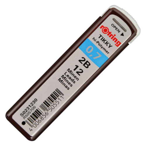 Rotring Hi-Polymer Kalem Ucu 0.7 mm 2B Rotring Hi-Polymer Kalem Ucu 0.7 mm 2B