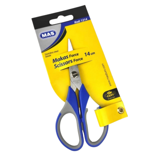 Mas 1214 Force Makas 140 Mm Paslanmaz Çelik Mas 1214 Force Makas 140 Mm Paslanmaz Çelik