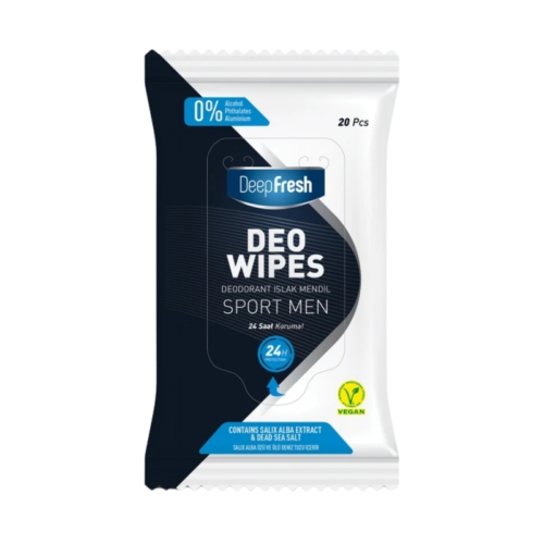 Deep Fresh Deodorant Islak Mendil Sport Men 20 Yaprak