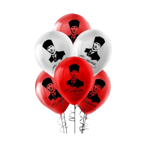 Buket Atatürk Balon Pastel 100'lü Buket Atatürk Balon Pastel 100'lü
