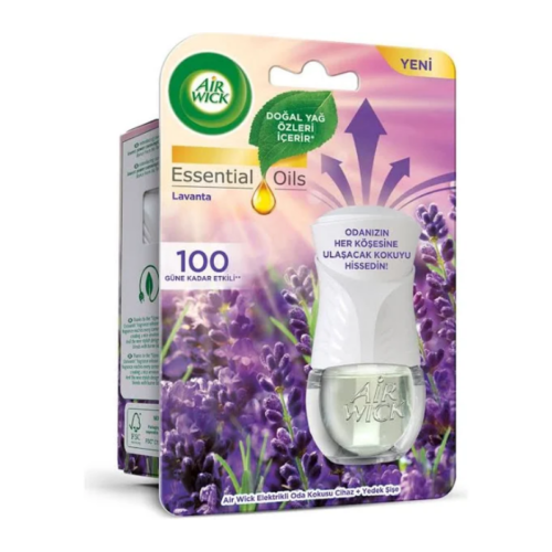 Air Wick Elektrikli Oda Kokusu Cihaz + Yedek Şişe Kit 19 Ml Lavanta Air Wick Elektrikli Oda Kokusu Cihaz + Yedek Şişe Kit 19 Ml Lavanta