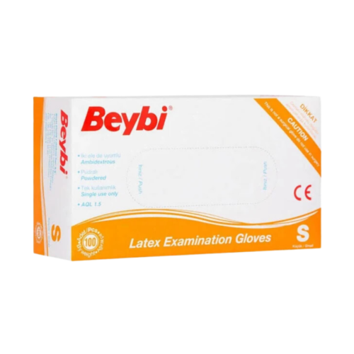 Beybi Pudralı Muayene Eldiveni S 100'lü Beybi Pudralı Muayene Eldiveni S 100'lü
