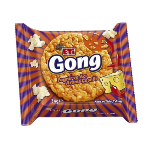 Eti Gong Peynirli Baharatlı 34 Gr 18'li