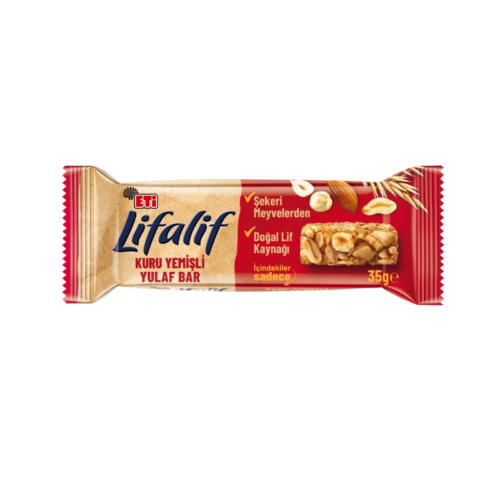 Eti Lifalif Kuruyemişli Yulaf Bar 35 gr 12'li