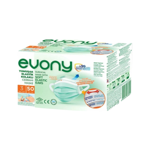 Evony Yüz Maskesi 50'li Yeşil Evony Yüz Maskesi 50'li Yeşil