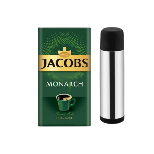 Jacobs Monarch Filtre Kahve 500 Gr 12'li + Cvs Termos Hediyeli
