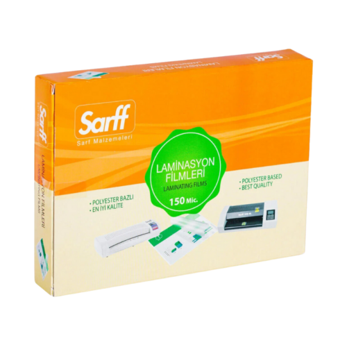Sarff A3 Laminasyon Filmi 150 Micron 100'lü Paket Sarff A3 Laminasyon Filmi 150 Micron 100'lü Paket