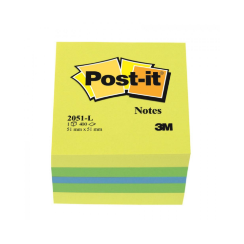 Post-It 2051-L Mini Küp not 51X51 Mm 400 Yaprak Sarı Tonları Post-It 2051-L Mini Küp not 51X51 Mm 400 Yaprak Sarı Tonları
