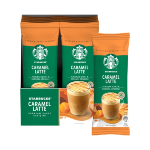 Starbucks Caramel Latte Premium Kahve Karışımı 23Gr Starbucks Caramel Latte Premium Kahve Karışımı 23Gr