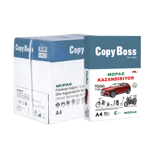 Mopak Copy Boss Fotokopi Kağıdı A4 80 Gr 1 Koli (5 Paket) Mopak Copy Boss Fotokopi Kağıdı A4 80 Gr 1 Koli (5 Paket)