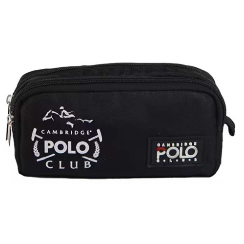 Cambridge Polo Club Urban Kalem Çantası İki Bölme Siyah Cambridge Polo Club Urban Kalem Çantası İki Bölme Siyah