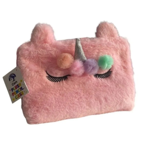 Dolphin Çanta PC-1840 Peluş Kalem Çantası Unicorn