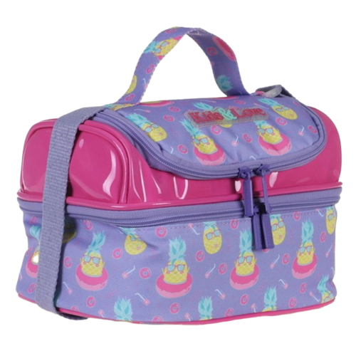 Kaukko Kids Love Ananas Beslenme Çantası Rugan Ho L7069 Kaukko Kids Love Ananas Beslenme Çantası Rugan Ho L7069