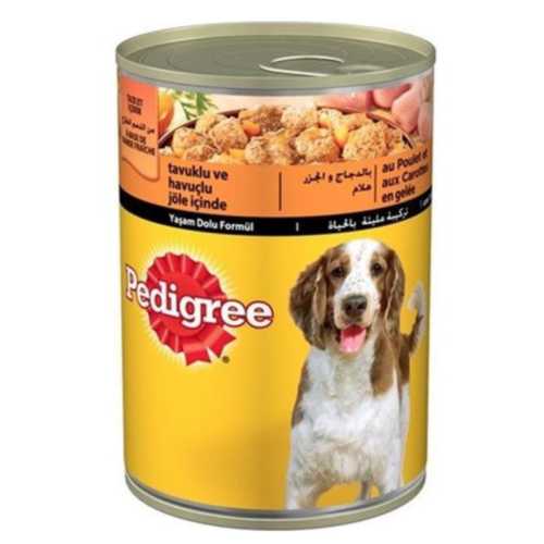 Pedigree Yetişkin Köpek Maması 400Gr Konserve Tavuklu vve Havuçlu