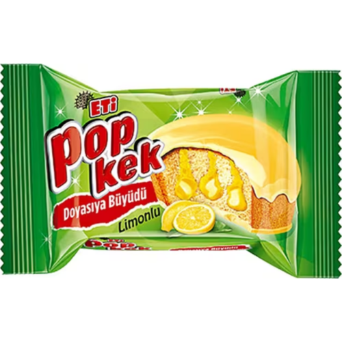 Eti Popkek Limonlu Kek 60 Gr 24'lü Eti Popkek Limonlu Kek 60 Gr 24'lü