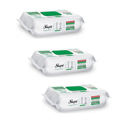Sleepy Easy Clean Beyaz Sabun Katkılı Yüzey Temizlik Havlusu 100 Yaprak 3'lü Sleepy Easy Clean Beyaz Sabun Katkılı Yüzey Temizlik Havlusu 100 Yaprak 3'lü